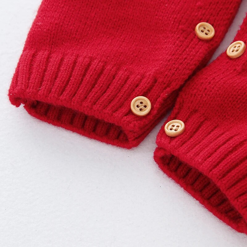 Veleprodajni visokokvalitetni pleteni akrilni kombinezon dugih rukava za djevojčice za 0-18 m. Kombinezon za dojenčad Bodi za spavanje.