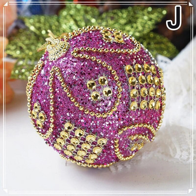 Božićno drvce s kamenčićima Viseće kuglice Privjesci Božićna okrugla kuglica Ukrasi za božićno drvce Novogodišnji ukrasi Poklon za djecu