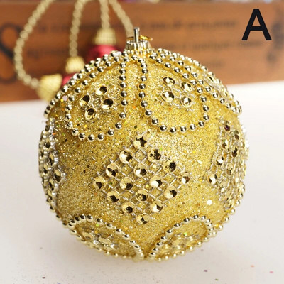 Božićno drvce s kamenčićima Viseće kuglice Privjesci Božićna okrugla kuglica Ukrasi za božićno drvce Novogodišnji ukrasi Poklon za djecu