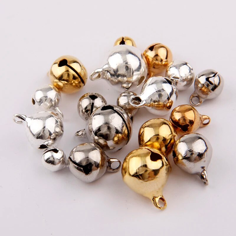 Srebro Zlato Nikal Bakar Zvončići Privjesci Viseći božićni ukrasi Božićni ukrasi Party DIY Pribor za rukotvorine