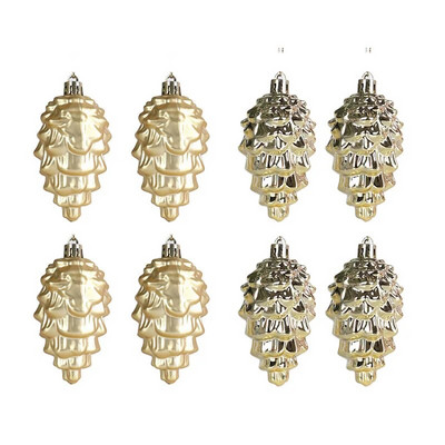 8pcs/set Pinecine Božićna kuglica Privjesak Božićno drvce Viseći ukras Noel Navidad Dekoracija za kućne ukrase božićnog drvca