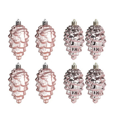 8pcs/set Pinecine Božićna kuglica Privjesak Božićno drvce Viseći ukras Noel Navidad Dekoracija za kućne ukrase božićnog drvca