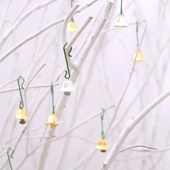 (10 τεμ./συσκευασία) Μικρά Mini Jingle Bells Χρυσό Ασημί Μεταλλικό Χριστουγεννιάτικο Διακοσμητικό Γάμου Αξεσουάρ για Χειροτεχνίες Χειροποίητα DIY
