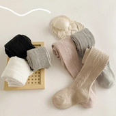 2023. gada pavasara rudens zīdaiņu zeķubikses 0–9 g. meitenēm, rievotas zeķes, trikotāžas deju zeķbikses ar augstu vidukli, bērnu bikses, lētas preces