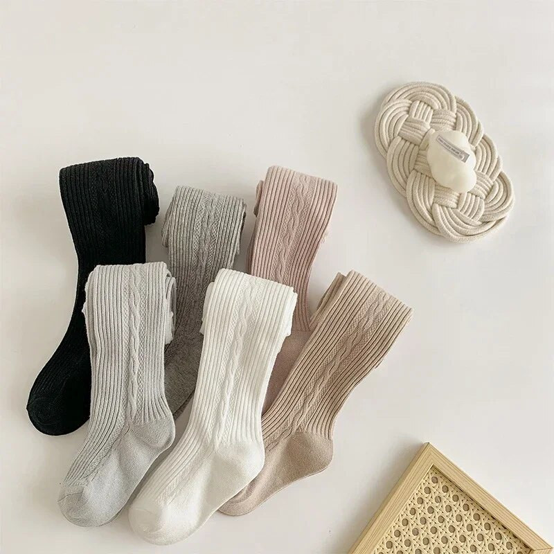 2023. gada pavasara rudens zīdaiņu zeķubikses 0–9 g. meitenēm, rievotas zeķes, trikotāžas deju zeķbikses ar augstu vidukli, bērnu bikses, lētas preces