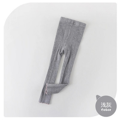 Novo 2023. Tajice za djevojčice S volanima Proljeće Jesen Dječje Hlače na pruge Elastični struk Pamučne tajice Hlače za pletenje