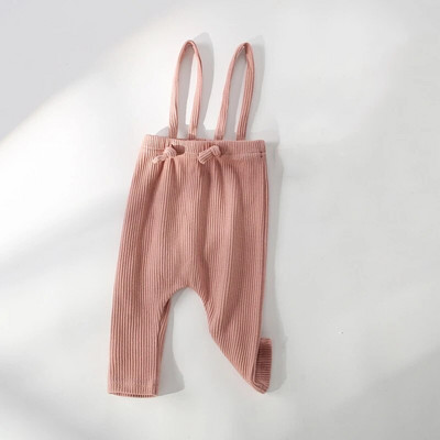 Naujagimio antblauzdžiai kelnės Tvirtas elastingumas briaunoti PP korėjietiški rūbai 0-3 metų berniukui mergaitei mielas kombinezonas kelnės kelnės