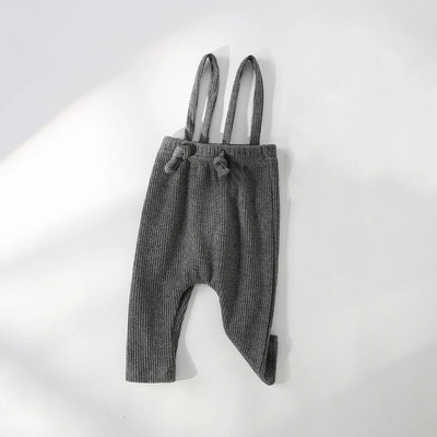 Naujagimio antblauzdžiai kelnės Tvirtas elastingumas briaunoti PP korėjietiški rūbai 0-3 metų berniukui mergaitei mielas kombinezonas kelnės kelnės