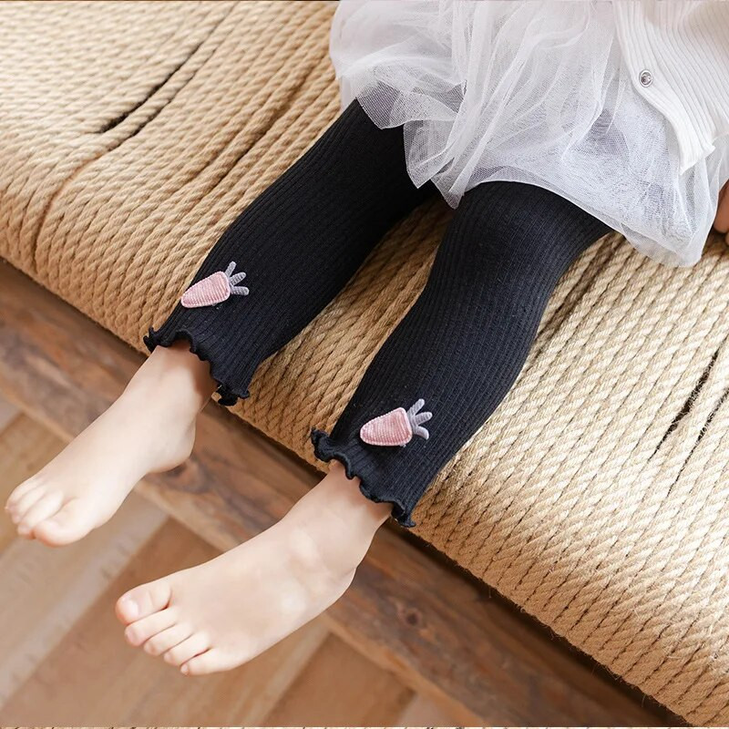 Proljeće i jesen Djevojačke tajice za djevojčice Laganice slatkiša za djevojčice Elastične dječje hlače Dječje rebraste tajice Odjeća