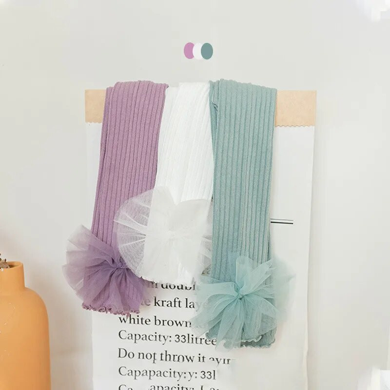 1 līdz 8 gadi pavasaris rudens bērniem legingi meitenēm, ķemmētas kokvilnas rievotas legingi, mīkstas, lielas mežģīņu bantes, trikotāžas bikses, bērnu apģērbi