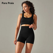 Para Praia 2PCS Ženski bešavni set za jogu Komplet za teretanu Seksi grudnjak Sportske kratke hlače Odjeća za vježbanje Odjeća za trčanje Odjeća za teretanu Sportsko odijelo