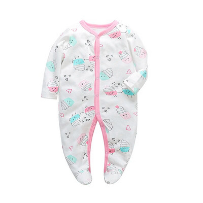 Pidžame za novorođenčad pamučne štrample odjeća za dječake kombinezone štrample za bebe bebe kombinezon odjeća za nedonoščad
