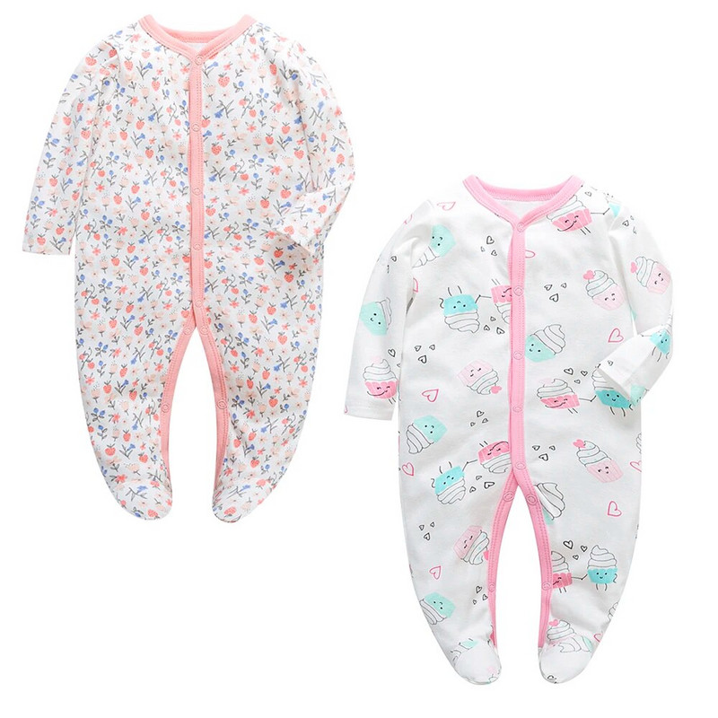 Pidžame za novorođenčad pamučne štrample odjeća za dječake kombinezone štrample za bebe bebe kombinezon odjeća za nedonoščad