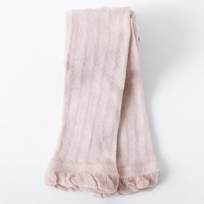 Újszülött bébi harisnyanadrág nyári hálós fodros pamut baba lány harisnya tömör kisgyermek csecsemő táncos harisnya 0-6 éves korig tavaszi PP nadrág