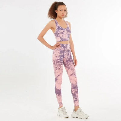 Ispis sportske odjeće za žene Set za jogu Ženska garnitura za vježbanje u teretani Ženska fitness Ženska odjeća za teretanu Sportska odjeća Gornja odijela