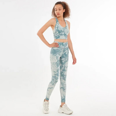 Ispis sportske odjeće za žene Set za jogu Ženska garnitura za vježbanje u teretani Ženska fitness Ženska odjeća za teretanu Sportska odjeća Gornja odijela