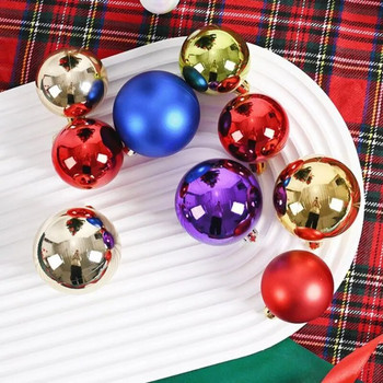 Navidad Party Decor Supplies 3cm 24pcs Коледни топки Коледна елха Висящи орнаменти Декорации за дома Bauble Ball Нова година