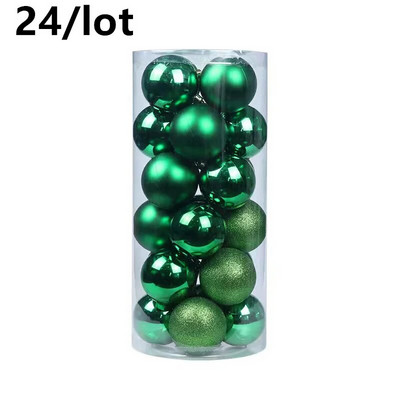 Navidad Pribor za dekoraciju zabava 3 cm 24 komada Božićne kuglice Božićno drvce Viseći ukrasi Ukrasi za dom Kuglica kuglica Nova godina