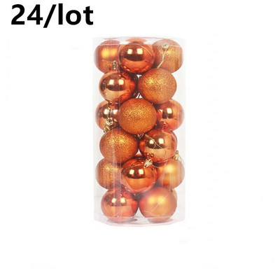 Navidad Pribor za dekoraciju zabava 3 cm 24 komada Božićne kuglice Božićno drvce Viseći ukrasi Ukrasi za dom Kuglica kuglica Nova godina