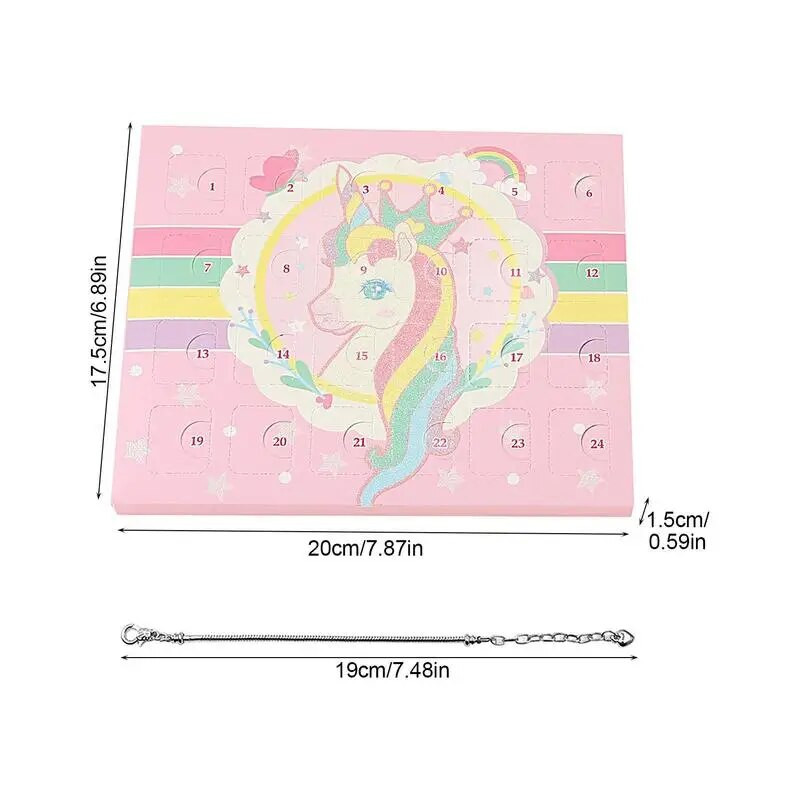 Ziemassvētku rotaslietas adventes kalendārs unikāls kulons meitenēm Ziemassvētku laika atskaites kalendārs rotaslietas dāvanas meitenēm pieaugušajiem priekšējais kalendārs