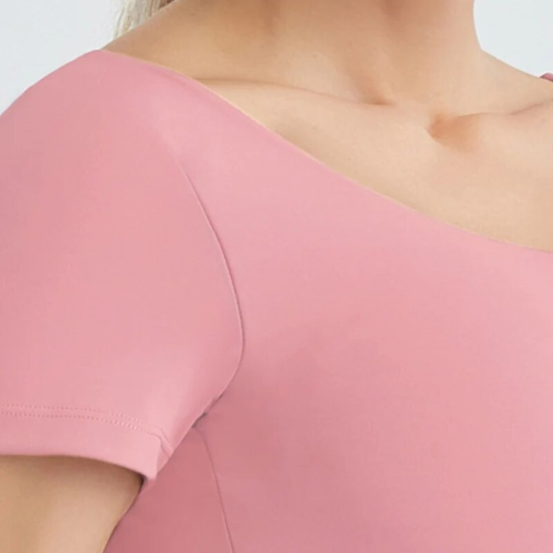 Ženska 2 kom Crop Top+tajice Sportsko odijelo za jogu Brzo sušenje Trenirka za vježbanje Komplet za trčanje u teretani Ugrađeni grudnjak Sportska odjeća po narudžbi