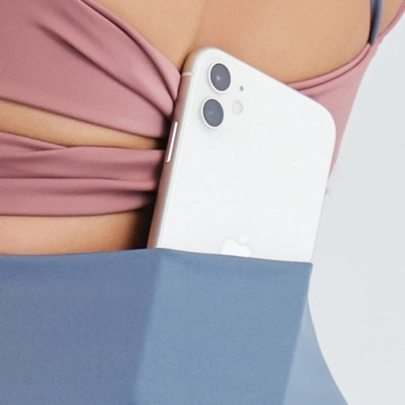 Ženska 2 kom Crop Top+tajice Sportsko odijelo za jogu Brzo sušenje Trenirka za vježbanje Komplet za trčanje u teretani Ugrađeni grudnjak Sportska odjeća po narudžbi