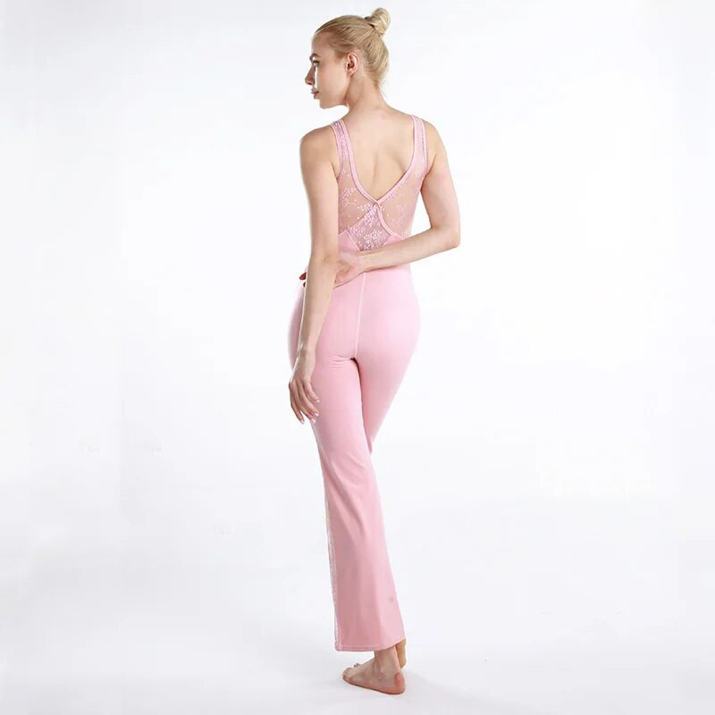 Sporta tērpi Jogas tērpi Komplekts Apģērbs Fitnesa kombinezons Sporta apģērbs Sievietēm Trenažieru zāle Skriešana Treniņš Sportisks tērps Sievietēm 09