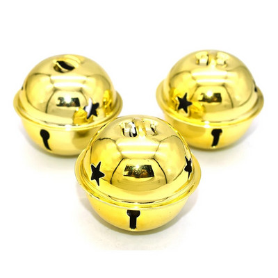 Jingle Bell võlusid suur kuldne kelluke jõulukell Vastupidavad kellad Dekoratsiooniehted Ripatskellad kassi kaelarihma jõuludeks