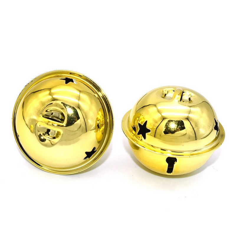 Jingle Bell võlusid suur kuldne kelluke jõulukell Vastupidavad kellad Dekoratsiooniehted Ripatskellad kassi kaelarihma jõuludeks