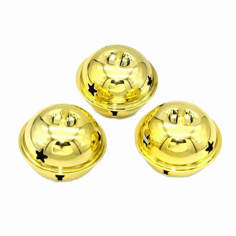 Jingle Bell võlusid suur kuldne kelluke jõulukell Vastupidavad kellad Dekoratsiooniehted Ripatskellad kassi kaelarihma jõuludeks