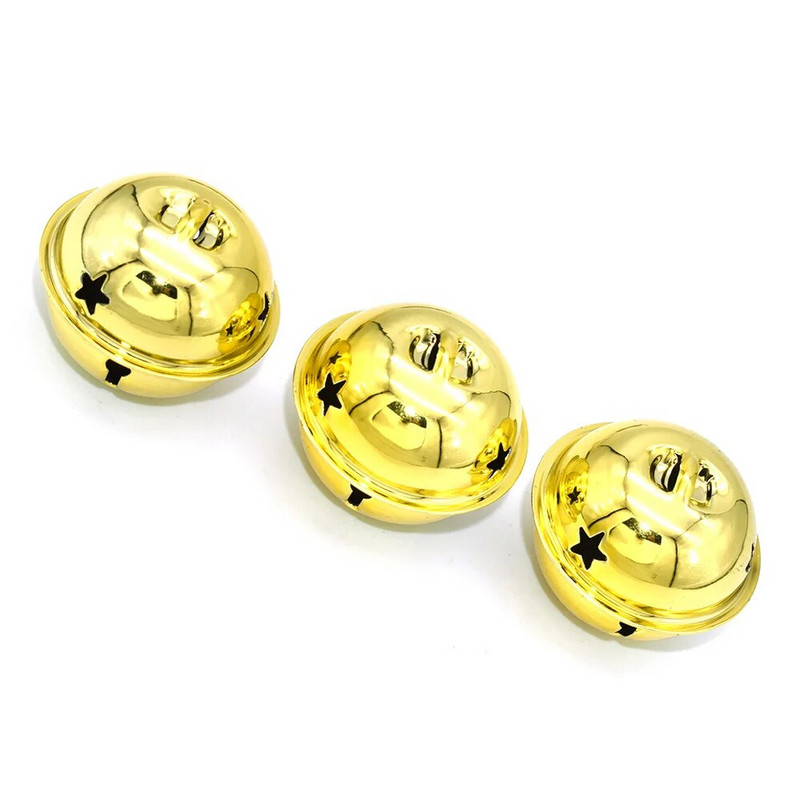 Jingle Bell võlusid suur kuldne kelluke jõulukell Vastupidavad kellad Dekoratsiooniehted Ripatskellad kassi kaelarihma jõuludeks