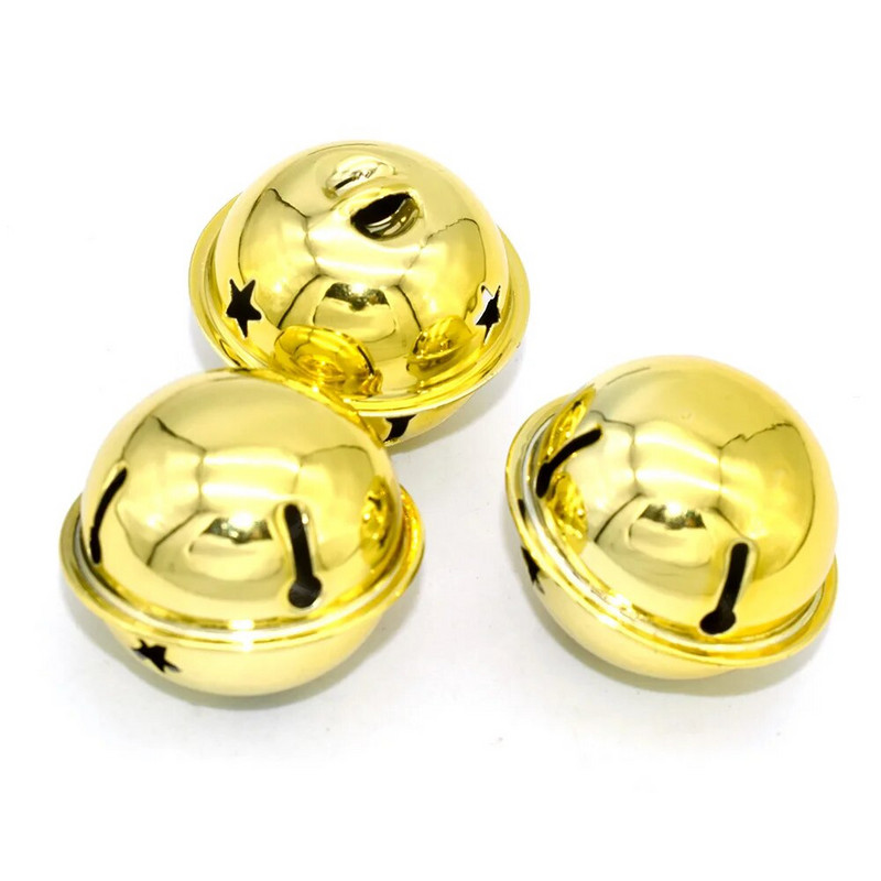 Jingle Bell võlusid suur kuldne kelluke jõulukell Vastupidavad kellad Dekoratsiooniehted Ripatskellad kassi kaelarihma jõuludeks