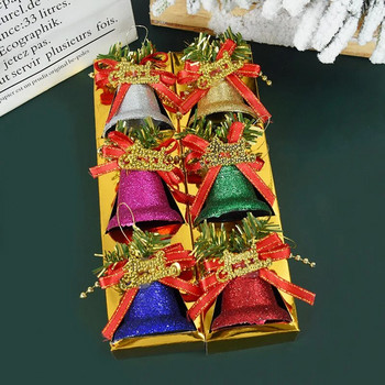 Висулка за коледно дърво Коледни декорации Цветни камбанки Малки висулки Коледни орнаменти Пазарувайте аксесоари за декорация на мол