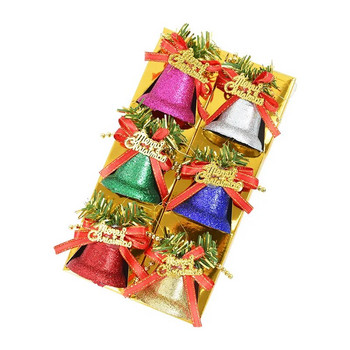 Висулка за коледно дърво Коледни декорации Цветни камбанки Малки висулки Коледни орнаменти Пазарувайте аксесоари за декорация на мол
