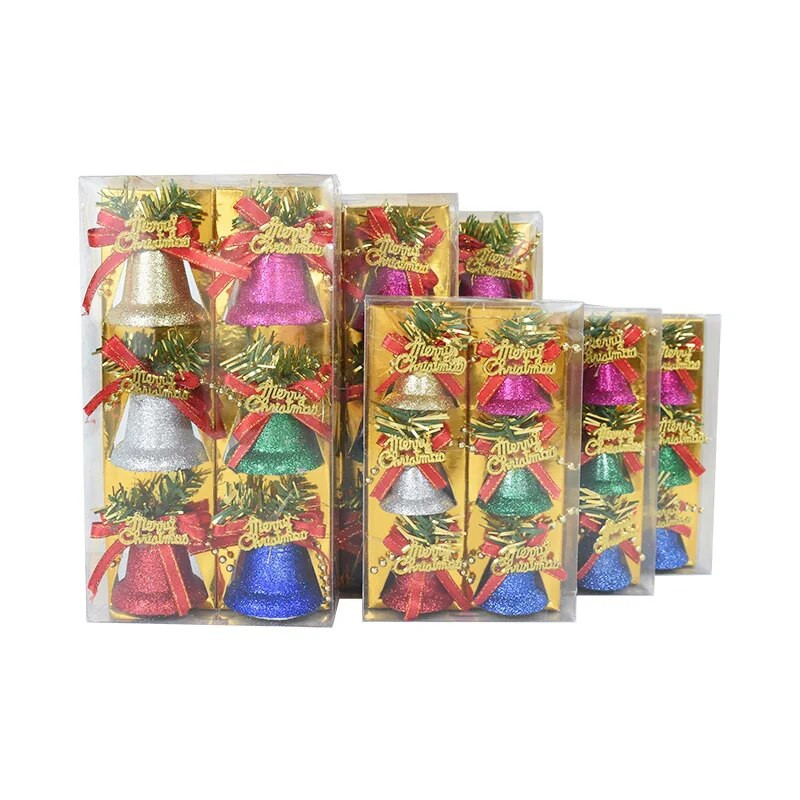 Privjesak za božićno drvce Božićni ukrasi Šarena zvona Mali privjesci Božićni ukrasi Kupujte dodatke za ukrašavanje trgovačkog centra