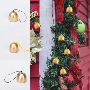 2023 Brass Wind Chime Διακοσμητικό χριστουγεννιάτικο δέντρο με καμπάνα DIY χειροποίητα αξεσουάρ Κολιέ για κατοικίδια Κρεμαστό στολίδια Χριστουγεννιάτικου πάρτι