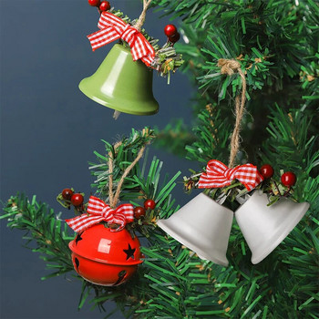 Πρωτοχρονιά 2024 Χριστουγεννιάτικο χερούλι με κουδούνι Σχεδιασμός Handbell Παιδικά δώρα Άγιος Βασίλης Jingle Bells Navidad 2023 Χριστουγεννιάτικο Δέντρο Διακόσμηση