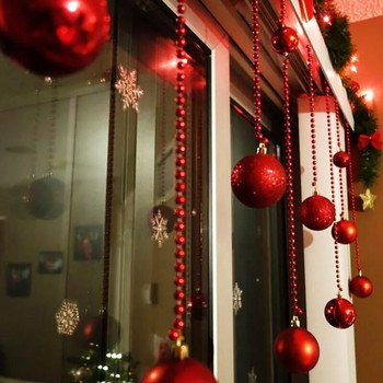 34 бр./лот Цветни коледни топки Орнаменти за коледно дърво Топки за коледно дърво Kerst Navidad Natal Decorations Подарък за Нова година 2021