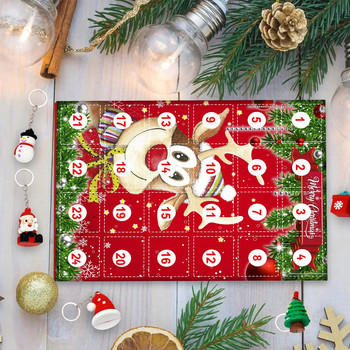 2024 Christmas Advent Countdown Calendar Στολίδια 24 ημερών Mystery μενταγιόν για τα Χριστούγεννα Navidad Παιδικά δώρα Χριστουγεννιάτικη διακόσμηση d4