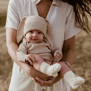 0-24M Новородено дете, момче, момиче, дрехи с дълъг ръкав, памучен бебешки гащеризон, сладък сладък гащеризон, облекло за фотография на новородени
