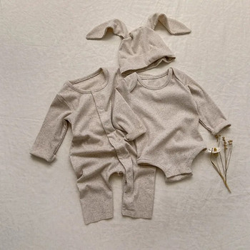 0-24M Новородено дете, момче, момиче, дрехи с дълъг ръкав, памучен бебешки гащеризон, сладък сладък гащеризон, облекло за фотография на новородени