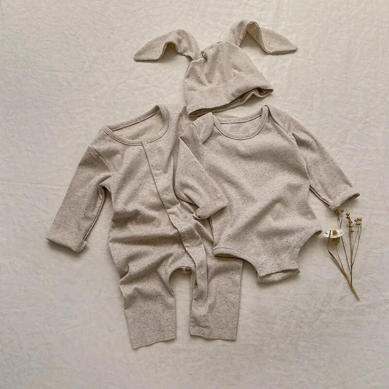 0-24M Újszülött Gyerek Kisfiú Lány Ruhák Hosszú ujjú Pamut Baba Nyomtató Aranyos Édes Jumpsuit New Born Fényképészeti Outfit