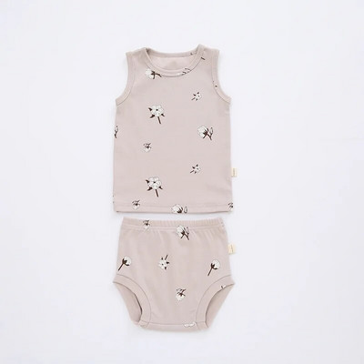 0-24M Novorođenčad Dječaci Odjeća za djevojčice Ljetne pamučne dječje štrample bez rukava Kombinezon s otvorenim ramenima Odjeća za novorođenčad