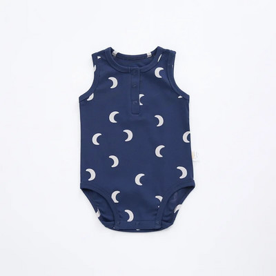 0-24M Novorođenčad Dječaci Odjeća za djevojčice Ljetne pamučne dječje štrample bez rukava Kombinezon s otvorenim ramenima Odjeća za novorođenčad