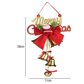 Χριστουγεννιάτικα στολίδια Angel Bells Διακοσμήσεις Κρεμαστά στολίδια Jingle Bells Στολίδι Bowknot Χριστουγεννιάτικο δέντρο καμπάνες Κρεμαστά δώρο