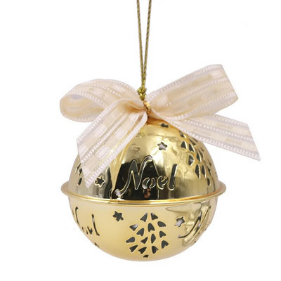 Ziemassvētku rotājumi Eņģeļu zvani Dekorācijas Piekaramie rotājumi Dzinēja zvani Ornaments Bowknot Ziemassvētku eglīšu zvani piekarināmi dāvana