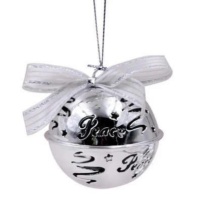 Ziemassvētku rotājumi Eņģeļu zvani Dekorācijas Piekaramie rotājumi Dzinēja zvani Ornaments Bowknot Ziemassvētku eglīšu zvani piekarināmi dāvana