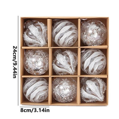 Karácsonyi báldísz nagy karácsonyfára függő medálok hópehely Boldog karácsonyt otthoni dekoráció 2024 újévi parti ajándék