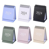 2024. gada galda kalendārs darbvirsmas vertikālais kalendārs vertikālais pārnēsājams mēneša kalendārs ar uzlīmēm mazs darbvirsmas kalendāra plānotājs