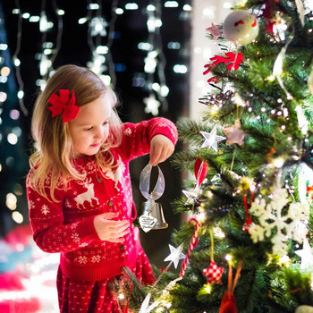 Коледна семейна възпоменателна камбана Christmas Angel Wing Best Wish Bells WeDDing Home Xmas Tree Decoration Home Decor Crafts